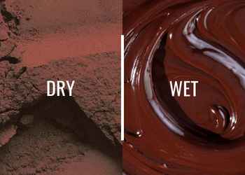 مقایسه حالت تر و خشک پودر کاکائو قلیایی MR بنسدورپ