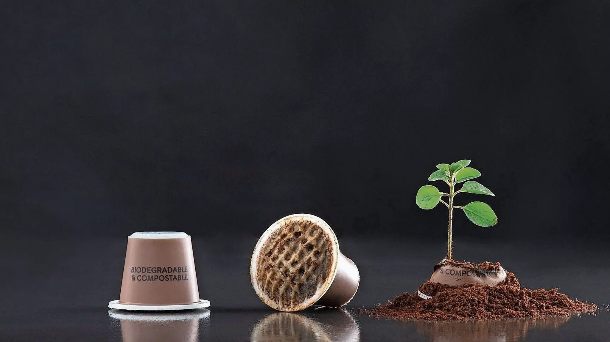 بازیافت کپسول قهوه زیست تخریب پذیر