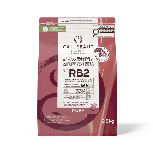 شکلات روبی RUBY RB2 Callebaut