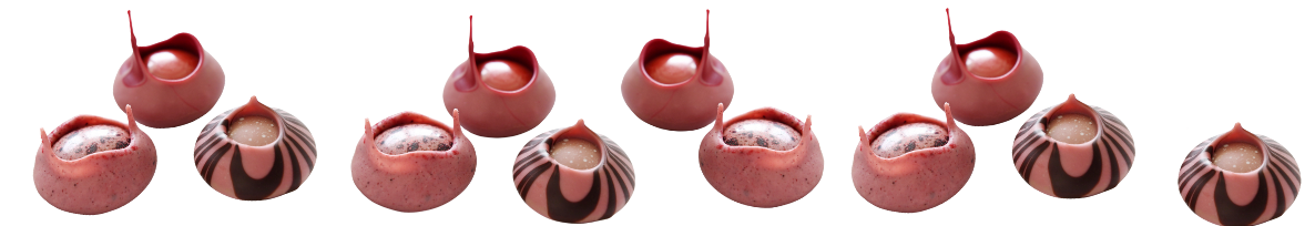 ساخت شکلات های پرمیوم با شکلات روبی